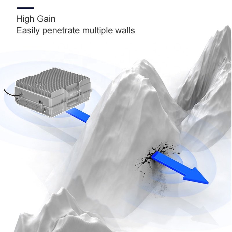 Goboost Manufacturer 5W repeater 1800 2100 2G 3G 4G 90dB high gain outdoor mobile cell phone signal booster